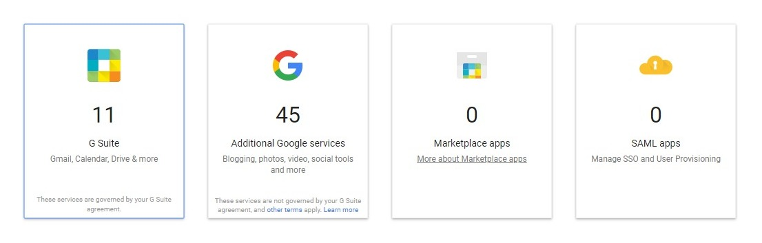 g suite select apps